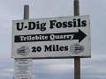No 15 Trilobite dig.. All dirt road, about 37 miles from Delta Utah  